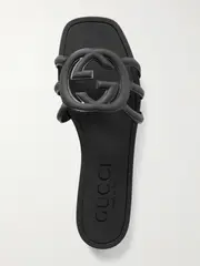 [Gucci] Gucci - Rubber Slides - Black - IT39 IT 39 Black