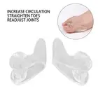 1 Pairs Reusable Toe Separator Discomfort Relief Silicone Toe Spacers For Bu L2S