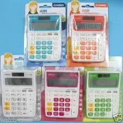 Casio calculator MJ-12VC Mini Desk 150 Step Check Localized number Solar+Battery