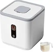 Roczential Large Capacity Rice Container, Food Dispenser Measuring Cup, Rice Storage Container 5kg Airtight, Cereal Dry Food Flour Bin, Pantry Organization Bin For Sugar Pasta Soybean Corn