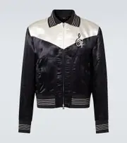 [Amiri] Amiri Music Note bomber jacket AU 87 black