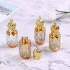 6ml Golden Refillable Perfume Bottles Glass Roll-on Essential Oil BottleUKUK F❤J