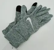 Nike Accelerate Running Gloves Women's Touch Screen Dark Heather Grey/Silver
