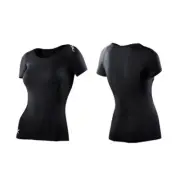 SUPER SALE | 2XU Womens Compression Short Sleeve Top – Black