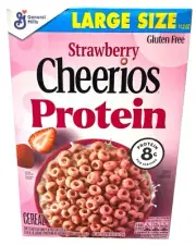 General Mills Cheerios Protein Strawberry Oat Pea Protein Cereal 11.2 oz