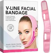 Double Chin Reducer & V Face Shaper - Face V Shaper Facial Slimming Bandage | Lifting Tape & Reusable Bandage for Jawline Sculpting, Anti-Sagging Face Slimming Strap for Women, Ideal for Sleeping