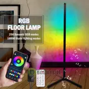 LED Smart Floor Lamp Corner Color Changing Floor Light Sync to Music Remote Mood