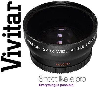 HD4 Optics Vivitar Wide Angle With Macro Lens For Nikon D5300 D3300 D5500