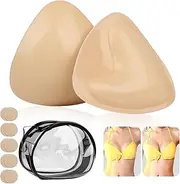 [YAOZUP] Push Up Pads, Adhesive Bra Push Up, Push Up Adhesive Bra Pads, Self-Adhesive Bra Push Up, Double-Sided Adhesive Pushup Nipple Cover, Bra Pads Self-Adhesive, Breast Enhancer for Bikin