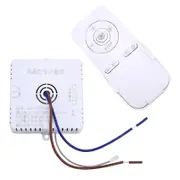 Bedroom Ceiling Fan Light Remote Control 100W Receive Controller Driver Fan Light Accessories 30-50W X 2 White