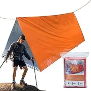 Survival Tent | Survival Shelter Tube Tent | Lightweight Windproof Waterproof Tarp Sleeping Bag Thermal Sack Blanket for Outdoor Activities