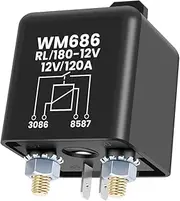Remote Battery Disconnect Switch 12V 200/250A Remote Control Battery Switch Relay Anti-Theft Car RV Boat Battery Kill Switch(Style 01)