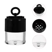 3 Pcs Powder Box Travel Miss Body Puff Case Loose Container Containers