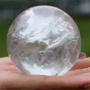 420g Natural Clear Quartz Ball Quartz Crystal Sphere Carving Reiki Crystal Gift