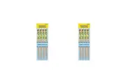 2x 8pc Gamago Bamboo Chopsticks Set Reusable Asian Noodle Utensil Peanuts Cast