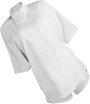 [AOKWAWALIY] Shirt Shorts Suit Two- Suit Business Shirts for Women Tops Casual Workout Clothes Blouse for Women Summer Blouses for Women Ladies Casual White Spandex