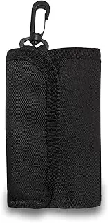 [Suuree] Tactical Wallet Coin Pouch, Small Coin Purse for men, Cash Change Wallet Key Pouch Holder, EDC Pouch Case with Buckle.(Black), Black