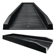 BLACK Splash Block Decorative Gutter Downspout Extension Splashguard Diverter