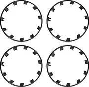 FORAUTOMOD Tesla Model Y 21 Inches Wheel Rim Protector, 4 PCS ABS Tesla Wheel Protector for Model Y 2017-2024, Durable and Wear-Resistant, Not Easy to Fall Off, Black