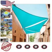 Commercial Grade Turquoise Sun Shade Sail 6' x 6' x 8.5' - Breathable & Durable