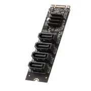 M.2 to 4Ports SATA3.0 Adapter Expansion Card No Driver Needed High Speed