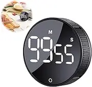Digital Kitchen Timer Australia with Large LED Display - Magnetic Countdown Timer for Cooking, Baking, Yoga, Gym & Home Use - Easy-to-Use Pomodoro Timer for Kids, Seniors and Productivity Boost