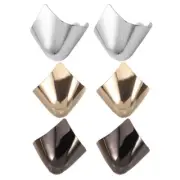 3 Pairs Shoe Protection Metal Cover High Heels Supplies Boot Protector