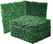 20x Artificial Plant Walls Foliage Hedge Grass Mat Greenery Panels Fence 40x60cm