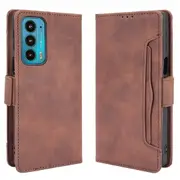 Anti-Drop Multiple Card Slots Wallet Design Phone Cover with for Motorola Edge 20 /Edge Lite Edition