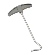 Tent Peg Puller Hook Remover Plastic Alloy Handle Grip Effortless JF