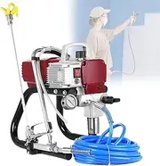 Airless Paint Sprayers,2L/min Motorized Paint Sprayer Wall Spray Gun, High Pressure Spray Paint Machine for Home Interior, Suitable,for Garage House Painting Shed Fence Deck