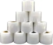 SHOWERORO 4pcs Wrap for Packing Blocker Technical Gutter Flat Film Wrapping Machine Cling Film for Packing Pallet Tape Stretch Film Wrap Dispenser Films Tint Packing Foil Pe Wrap Film