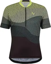 [Ziener] Men's Nemic Cycling Jersey - Mountain Bike | Road Bike - Breathable, Quick-Drying, Elastic, Short Sleeve, Black, 54