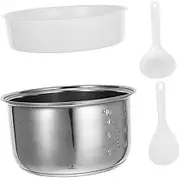 TOYZFRIENDY Rice Cooker Inner Pot Replacement Kitchen Supply for Household Cooker Multi Purpose Non Stick Liner for Rice Cake Baking More
