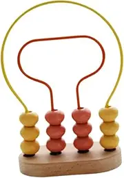 GARENDE Wooden Abacus Nursery Decor Math Calculation Frame Counting Toy for Teaching