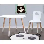 Table pour enfants H&S Collection 60x41 cm Blanc