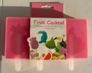 Popsicle Mold Pink Silicone 3 Shapes Watermelon Toucan Pineapple Dishwasher Safe