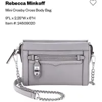 在飛比找蝦皮購物優惠-Rebecca Minkoff MINI CROSBY CR