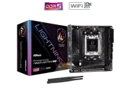 ASRock A620I LIGHTNING WIFI AM5 Ryzen7000 AMD A620 SATA 6Gb/s Mini-ITX Dual Cha