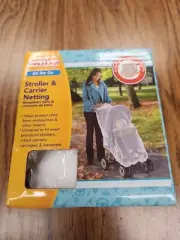 NUBY STROLLER AND INFANT CARRIER NETTING MESH BASSINET NETTING CARRIAGE NETTING