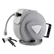 Water Hose Reel 30M Retractable Auto Rewind Garden Hose Storage Equipment M-PLS