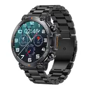 Steel Strap Wristband With Heart Rate And Blood Pressure Monitoring