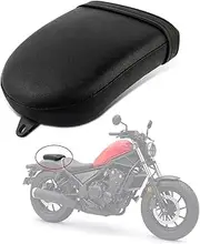 Rynplex Motorcycle Rear Passenger, for Seat, Cushion Pillion Black Rebel CMX 500 CMX 300 2017-2022 Accessories Motorcycle Rear Seat Cover