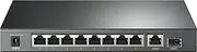 TP-Link 10-Port Gigabit Desktop Unmanaged PoE Switch, 8-Port PoE+, RJ45, 63W Budget, Isolation Mode Network Security, PoE Auto Recovery, Plug & Play, No Configuration Required (TL-SG1210P)