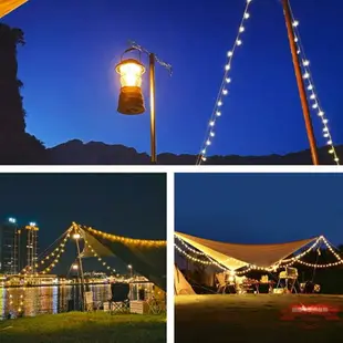 戶外燈帶太陽能露營帳篷氛圍燈串LED串燈天幕裝飾燈串燈帶野營燈