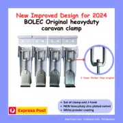 4x BOLEC Roof Clamp Pop Top Caravan Camper Toggle Jayco Expanda J Hook Clip 2023