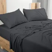 King Sheet Set - Jersey Knit Sheets 4 Piece King Jersey Sheet Set – Cotton Je...