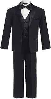 [OLIVIA KOO] Boy's Perfect Fit Classic Tuxedo Suit with No Tail