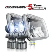 For Isuzu Pickup 1984-1995 Pair DOT 5X7" 7x6" Square Headlights Hi-Lo beam