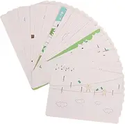 CHICAMPERA Finger Drawing Cards Creative for Thick Paper Painting Cards for Imaginative Play Craft for Parent Interaction